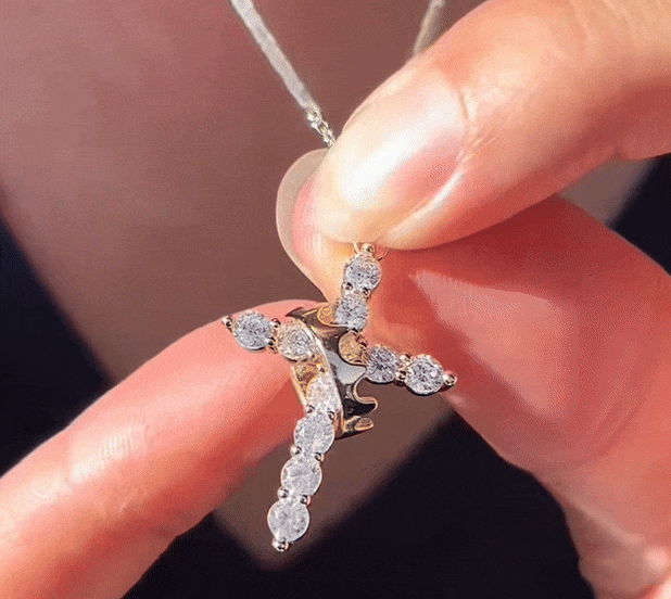 Kreuzkette mit Krone